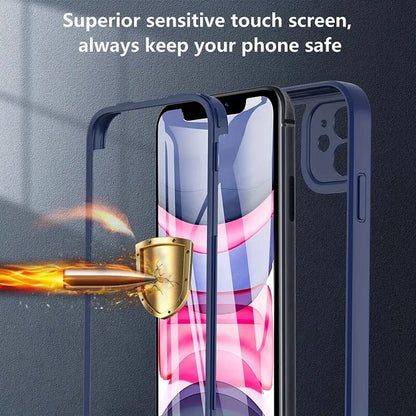 Case for Apple iPhone 16 Pro Max, Techsuit, ColorVerse 360, Blue