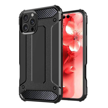 Capa para Apple iPhone 16 Pro Max, Techsuit, Hybrid Armor, Preta