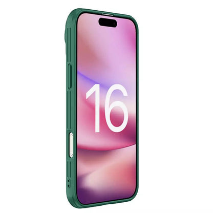 Capa para Apple iPhone 16 Pro, Nillkin, CamShield Prop, Verde