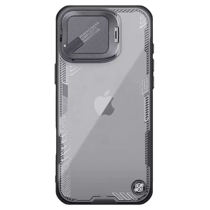 Capa para Apple iPhone 16 Pro, Nillkin, Iceblade Prop (sem recorte para câmara), Preta
