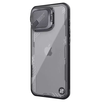Capa para Apple iPhone 16 Pro, Nillkin, Iceblade Prop (sem recorte para câmara), Preta