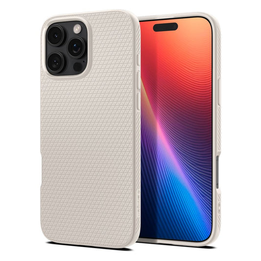 Capa para Apple iPhone 16 Pro, Spigen, Liquid Air, Bege ACS08120