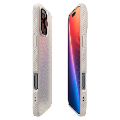 Capa para Apple iPhone 16 Pro, Spigen, Liquid Air, Bege ACS08120