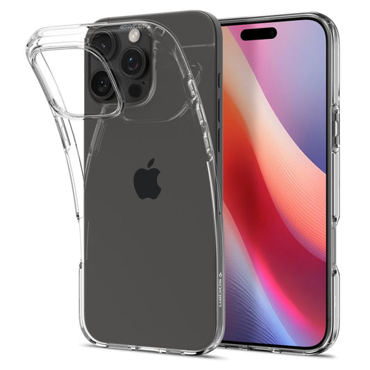 Capa para Apple iPhone 16 Pro, Spigen, Liquid Crystal, Transparente ACS08112