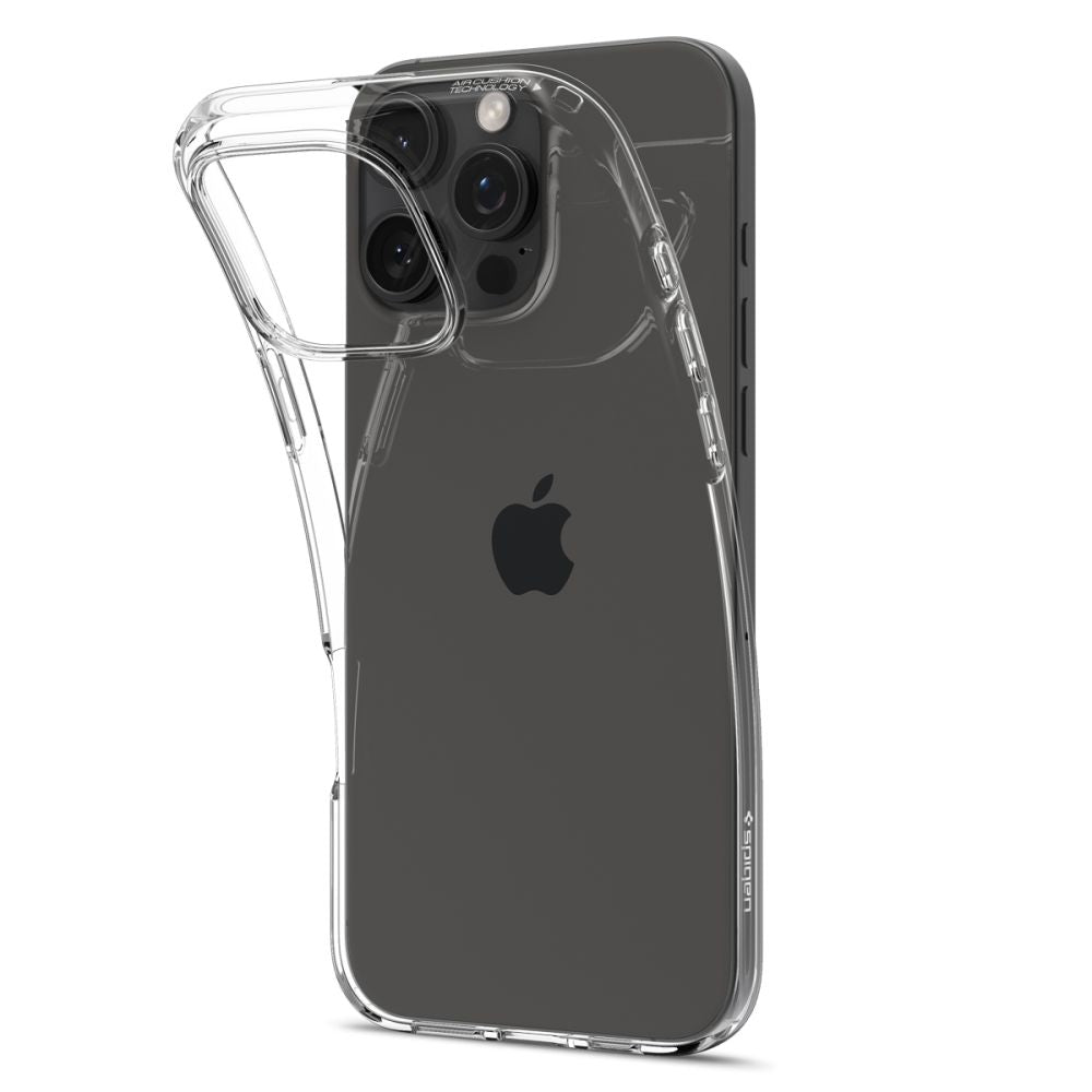 Case for Apple iPhone 16 Pro, Spigen, Liquid Crystal, Transparent ACS08112