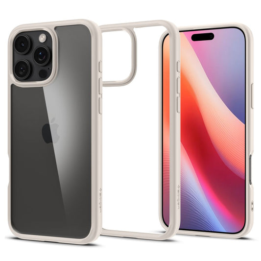 Capa para Apple iPhone 16 Pro, Spigen, Ultra Hybrid, Bege ACS08127