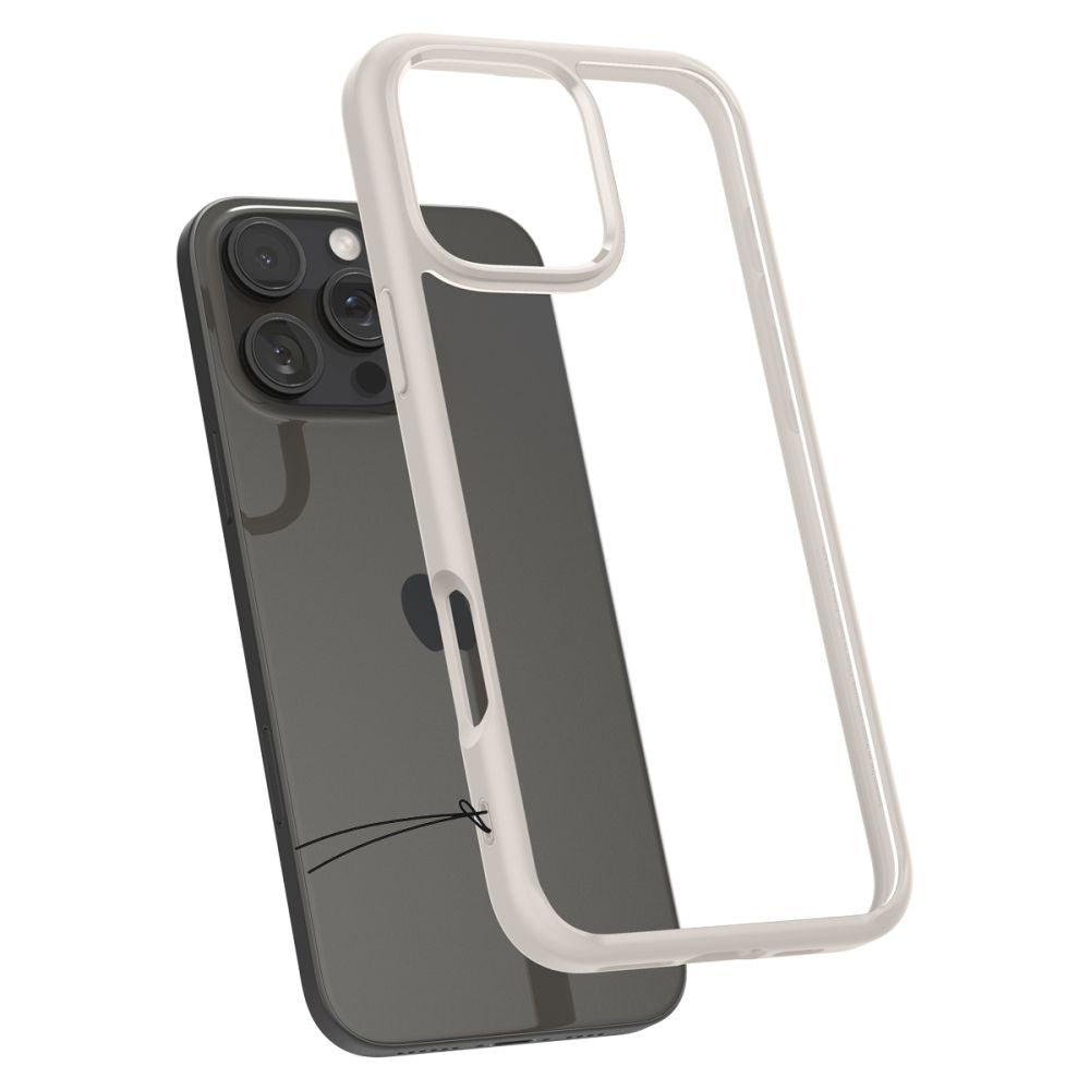 Case for Apple iPhone 16 Pro, Spigen, Ultra Hybrid, Beige ACS08127