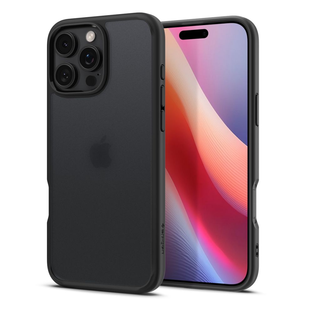 Capa para Apple iPhone 16 Pro, Spigen, Ultra Hybrid, Preto Satinado ACS08124