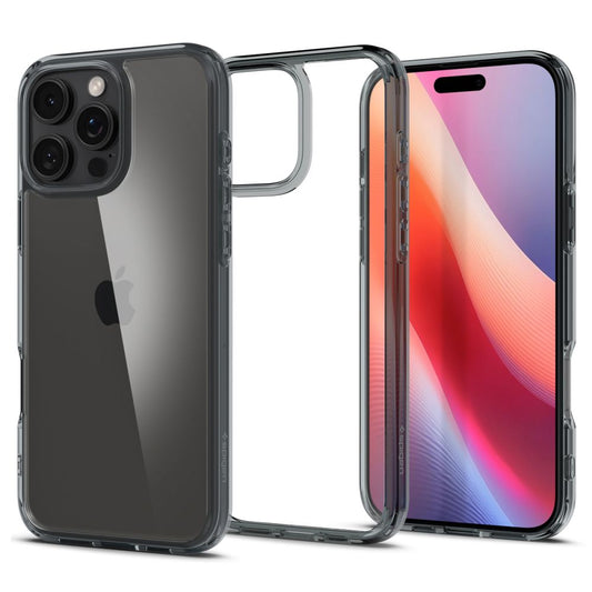 Capa para Apple iPhone 16 Pro, Spigen, Ultra Hybrid, Fumê ACS08123