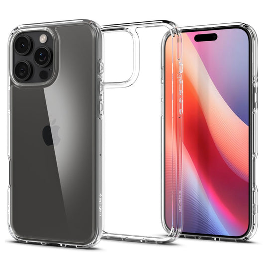Capa para Apple iPhone 16 Pro, Spigen, Ultra Hybrid, Transparente ACS08121