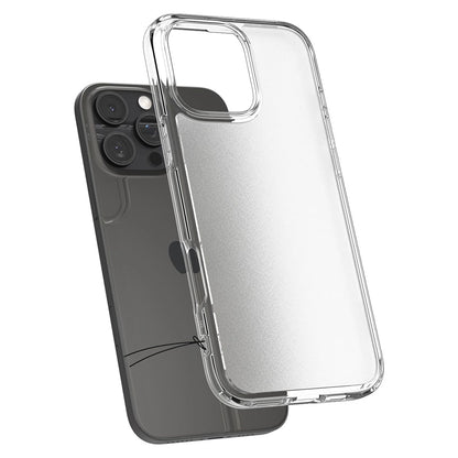 Capa para Apple iPhone 16 Pro, Spigen, Ultra Hybrid, Translúcida Acetinada ACS08122