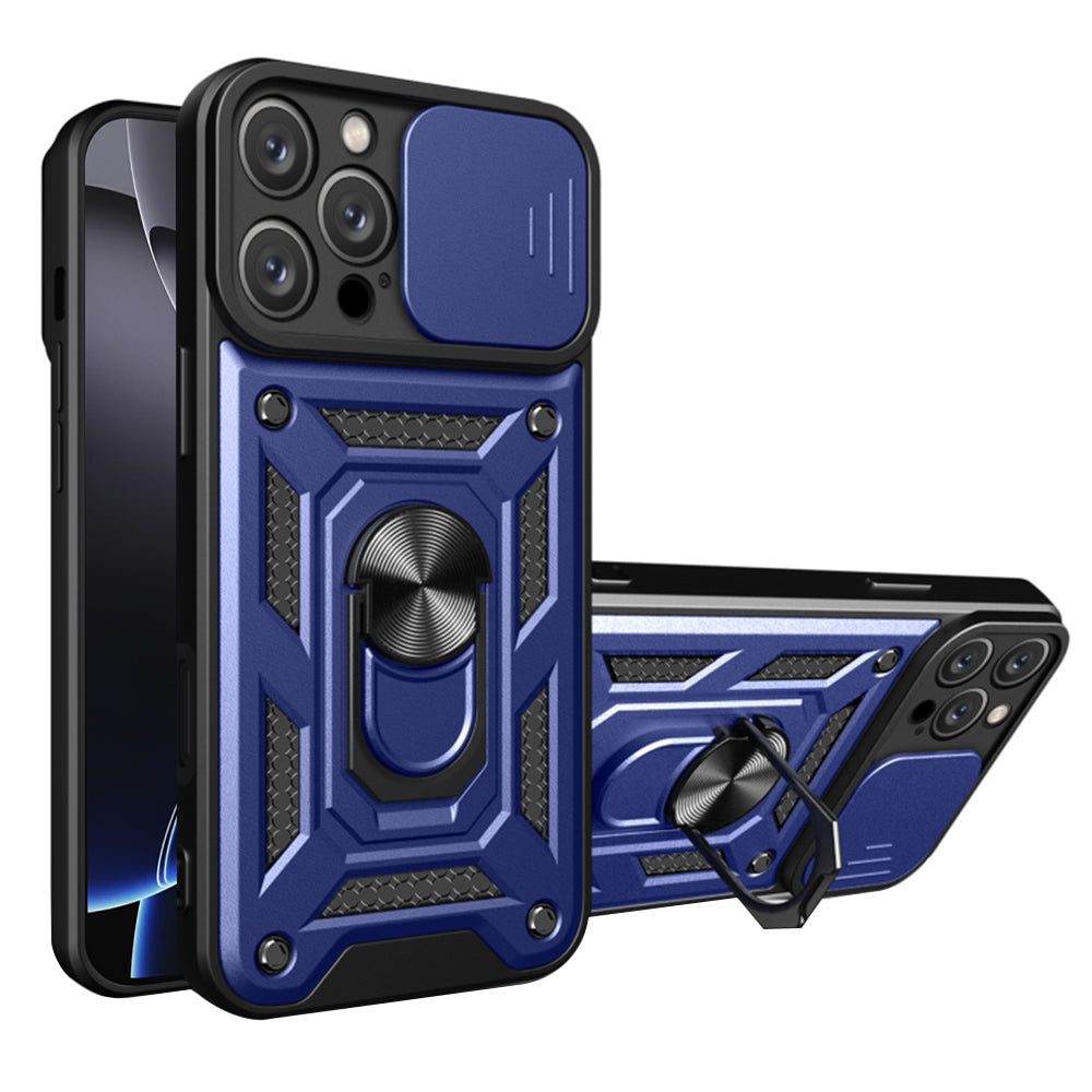 Capa para Apple iPhone 16 Pro, Techsuit, CamShield, Azul