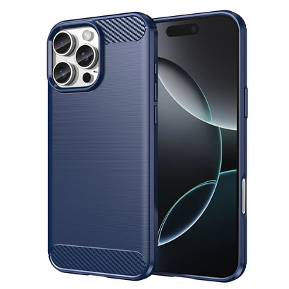 Capa para Apple iPhone 16 Pro, Techsuit, Carbono, Azul