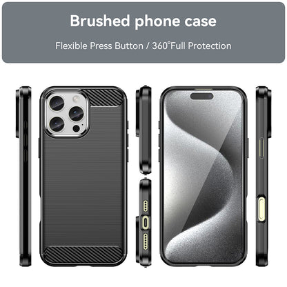 Capa para Apple iPhone 16 Pro, Techsuit, Carbono, Preta