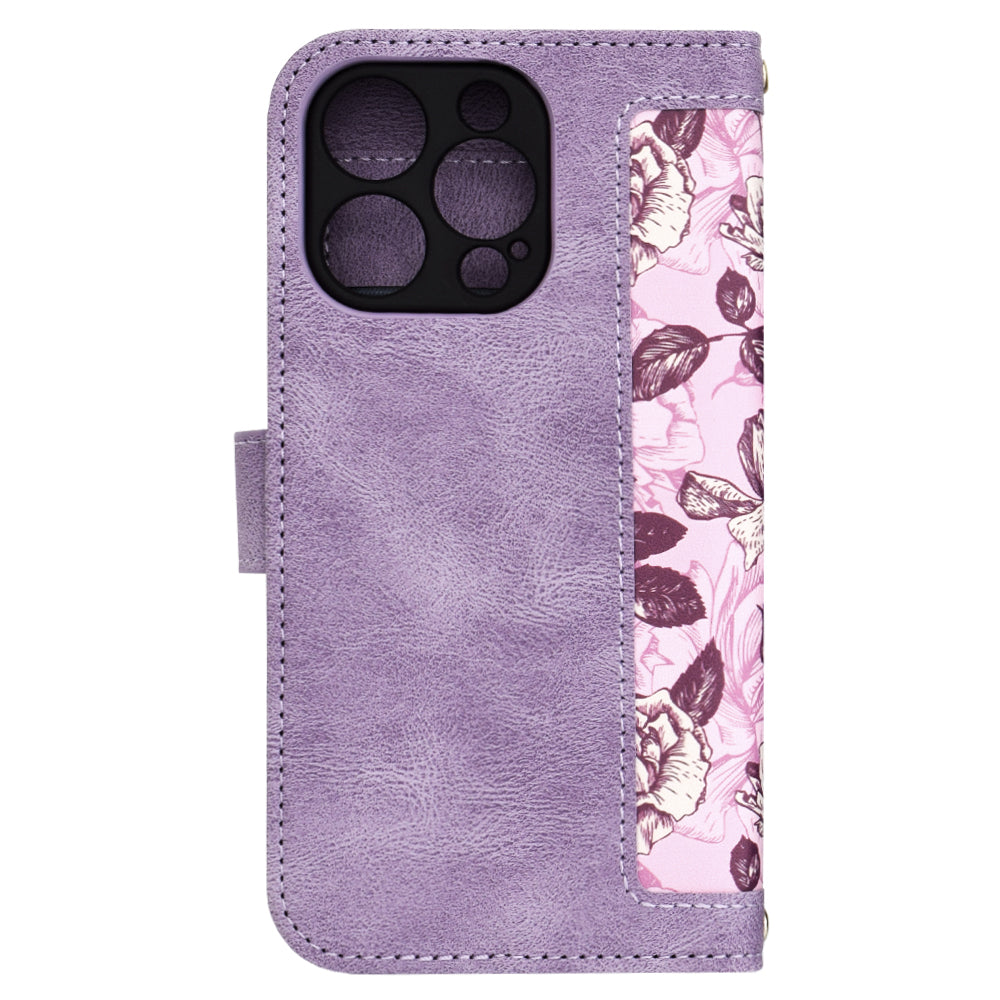 Capa para Apple iPhone 16 Pro, Techsuit, FlipCraft, Roxo