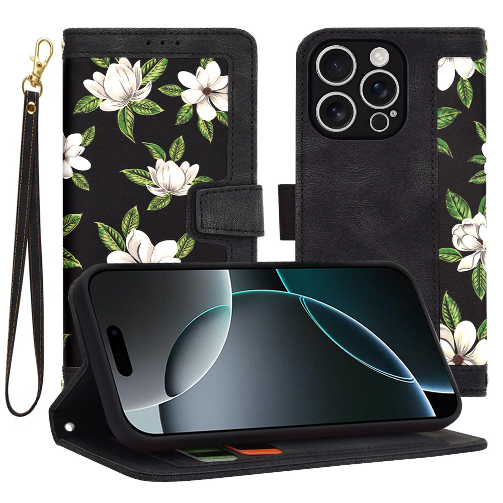 Capa para Apple iPhone 16 Pro, Techsuit, FlipCraft, Preta