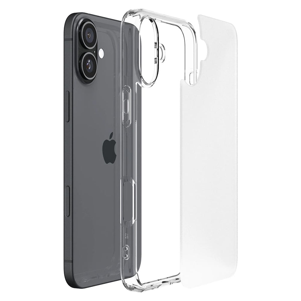Capa para Apple iPhone 16, Spigen, Ultra Hybrid, Transparência Acetinada