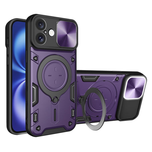 Capa para Apple iPhone 16, Techsuit, CamGuard Pro, Roxo
