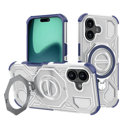 Capa para Apple iPhone 16, Techsuit, Carbon Shield Pro, Azul