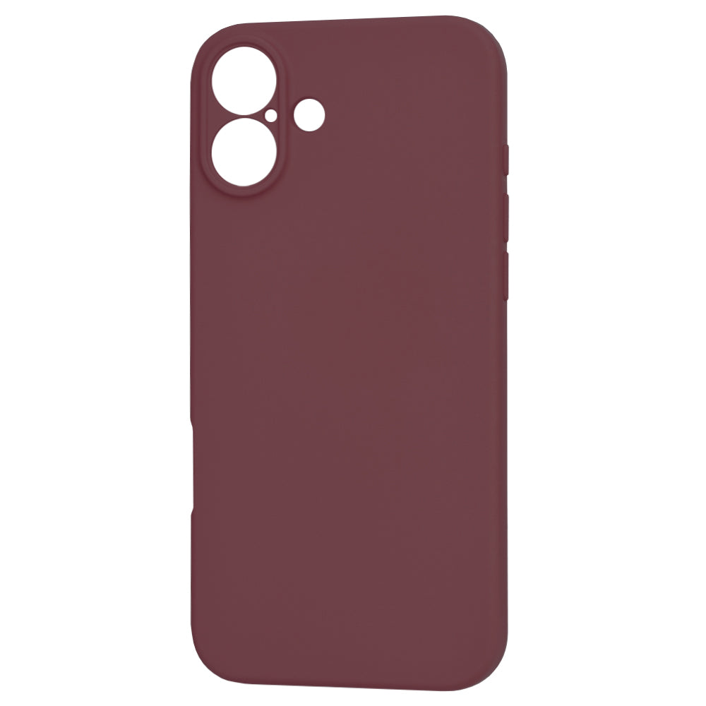 Capa para Apple iPhone 16, Techsuit, SoftFlex, Cor de cereja
