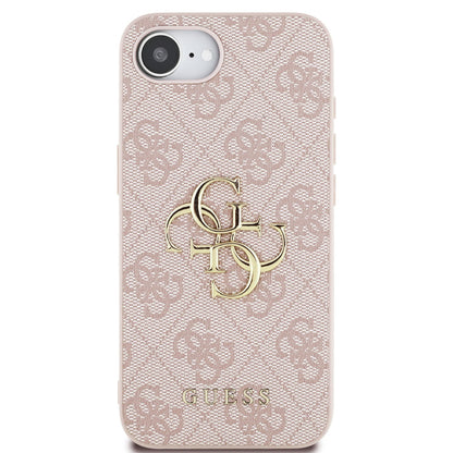 Capa para Apple iPhone 16e, Guess, 4G Big Logo, Rosa.