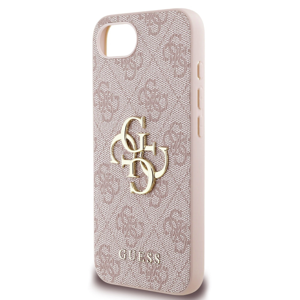 Capa para Apple iPhone 16e, Guess, 4G Big Logo, Rosa.