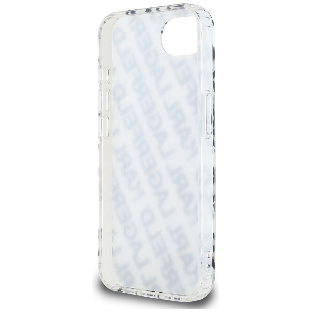 Capa para Apple iPhone 16e, Karl Lagerfeld, IML Luxury Gold Fullover Logo, Dourada