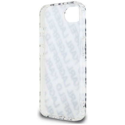 Capa para Apple iPhone 16e, Karl Lagerfeld, IML Luxury Gold Fullover Logo, Dourada