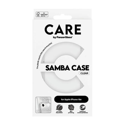 Capa para Apple iPhone 16e, PanzerGlass, Care Fashionable, Transparente