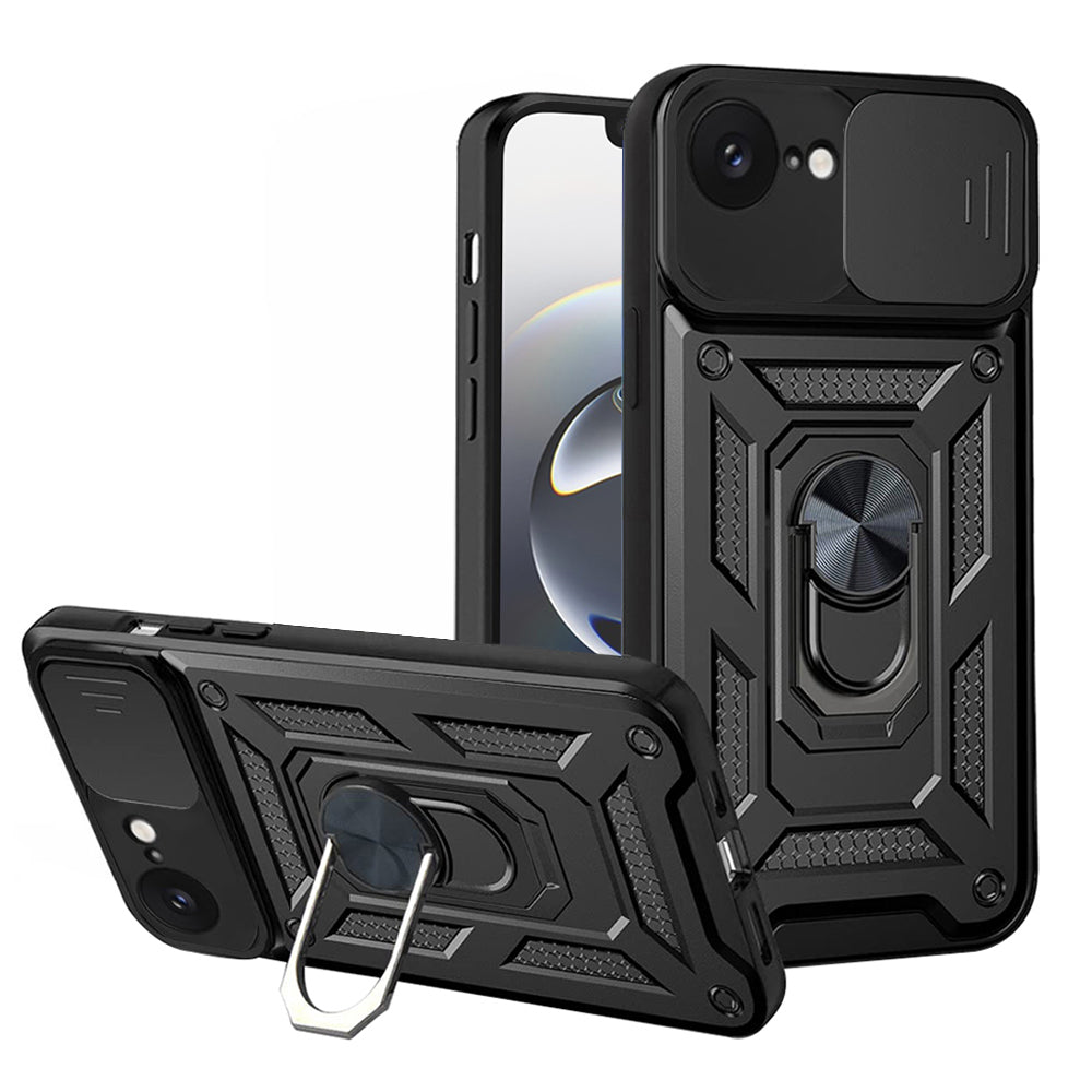 Capa para Apple iPhone 17e / 16e, Techsuit, CamShield, Preta