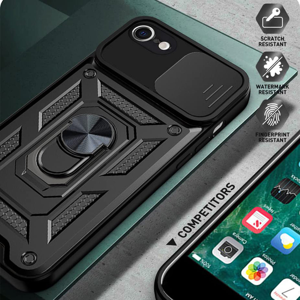 Capa para Apple iPhone 17e / 16e, Techsuit, CamShield, Preta