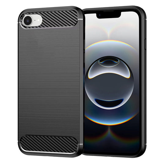 Capa para Apple iPhone 17e / 16e, Techsuit, Carbono, Preta