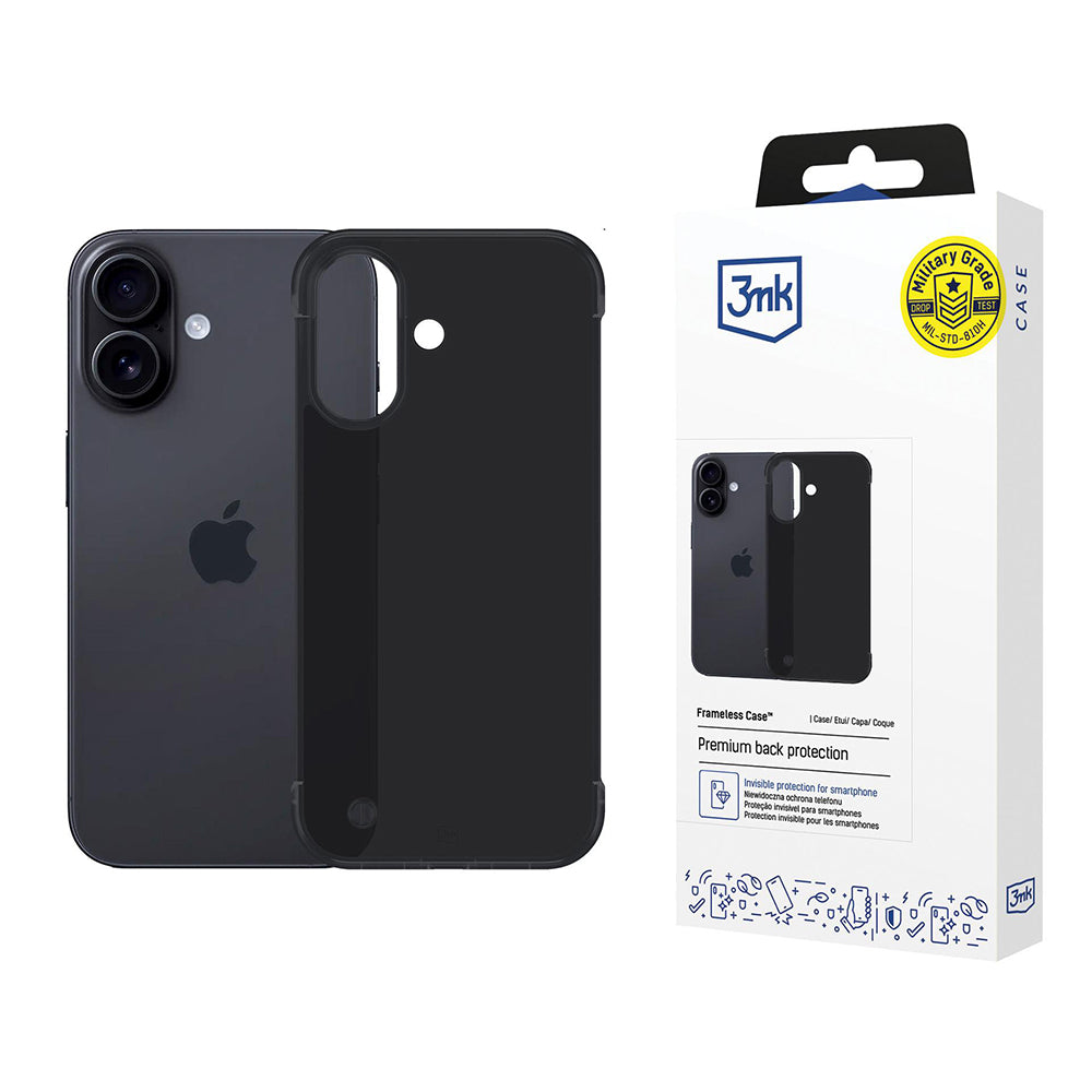 Capa para Apple iPhone 17, 3MK, Just20g, Preta