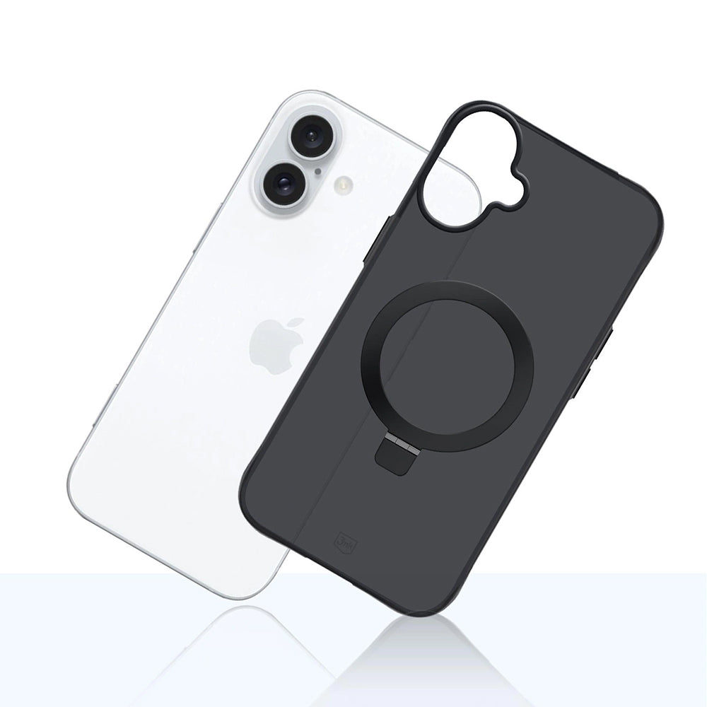 Capa para Apple iPhone 17, 3MK, Smoke MagStand, Preta