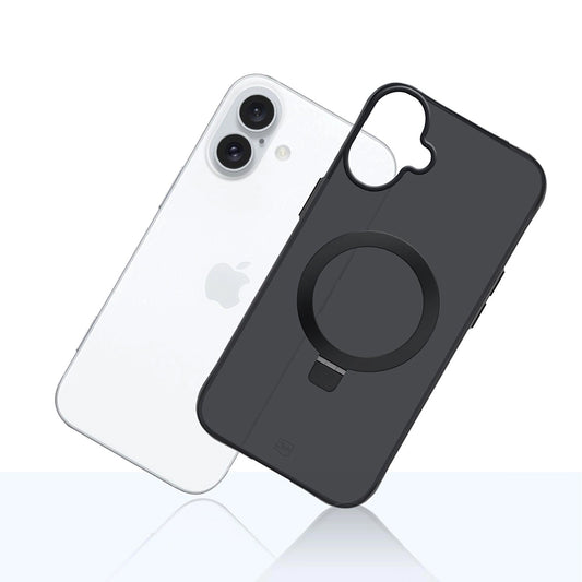 Capa para Apple iPhone 17, 3MK, Smoke MagStand, Preta