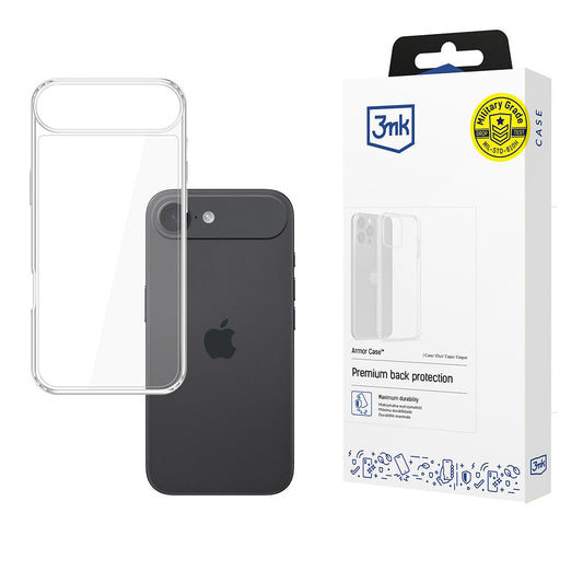 Capa para Apple iPhone 17 Air, 3MK, Armor, Transparente