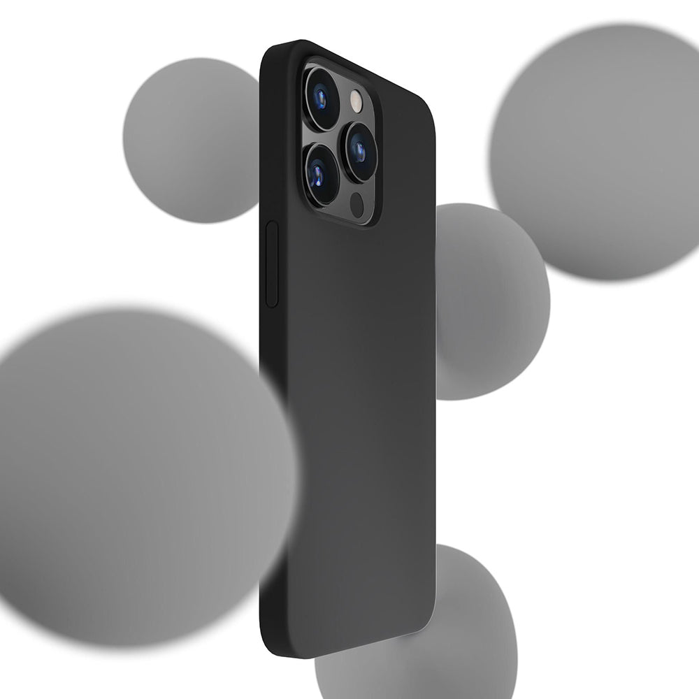 Capa para Apple iPhone 17 Air, 3MK, Silicone, Preta