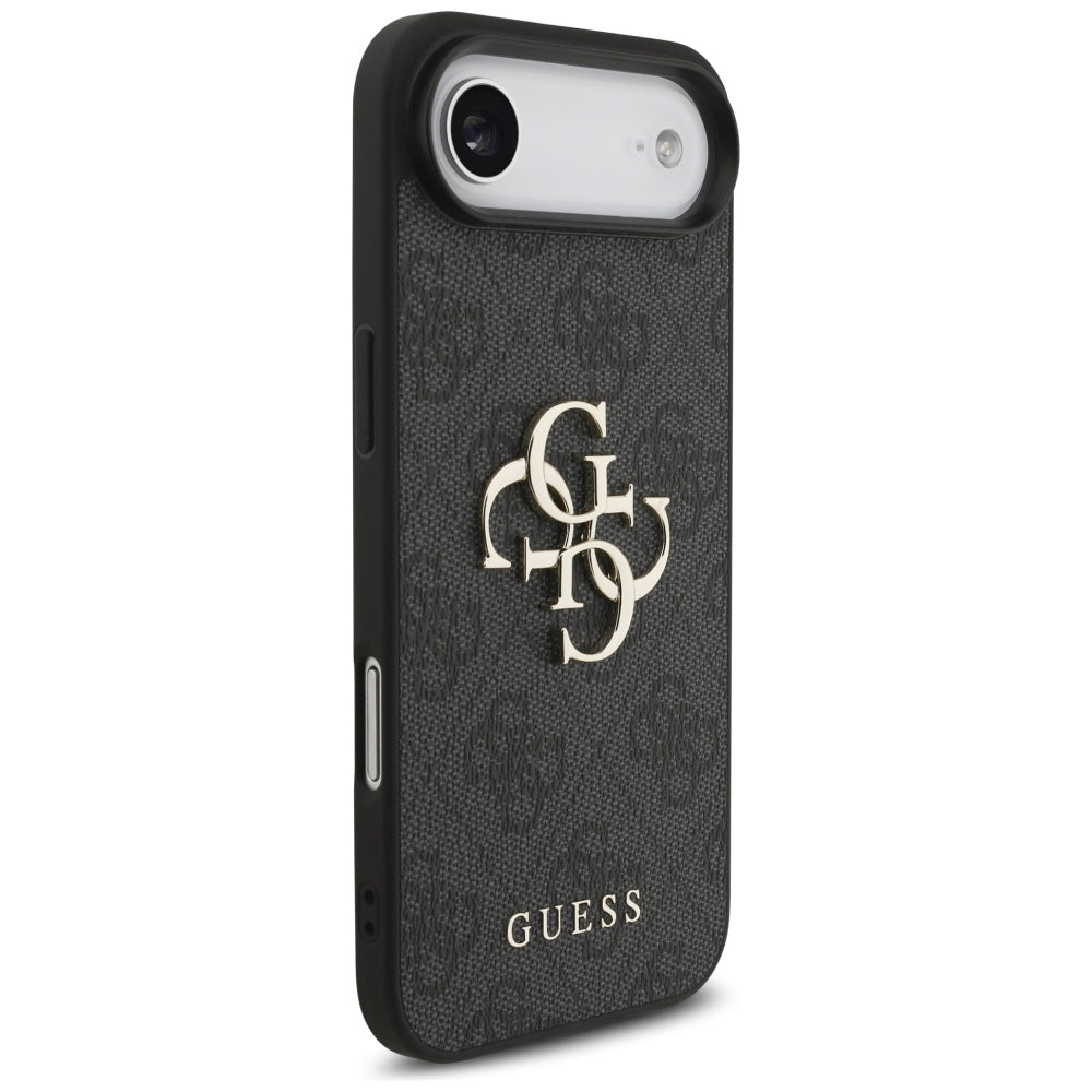Capa para Apple iPhone 17 Air, Guess, 4G Classic Logo com Alça, Preta