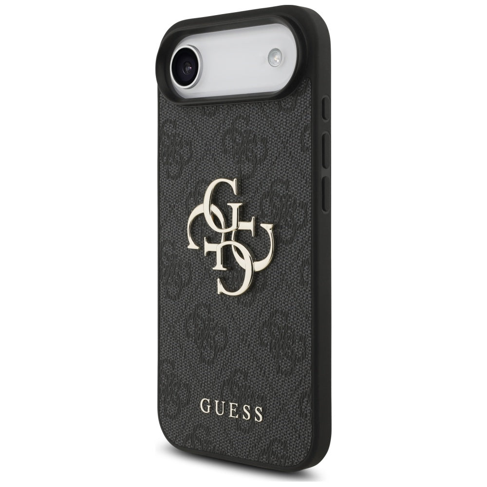 Capa para Apple iPhone 17 Air, Guess, 4G Classic Logo com Alça, Preta