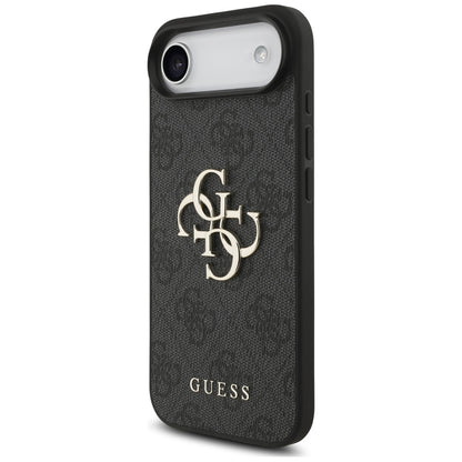 Capa para Apple iPhone 17 Air, Guess, 4G Classic Logo com Alça, Preta