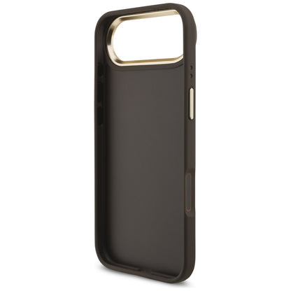 Capa para Apple iPhone 17 Air, Guess, Big 4G Logo Classic, Marrom Dourado.
