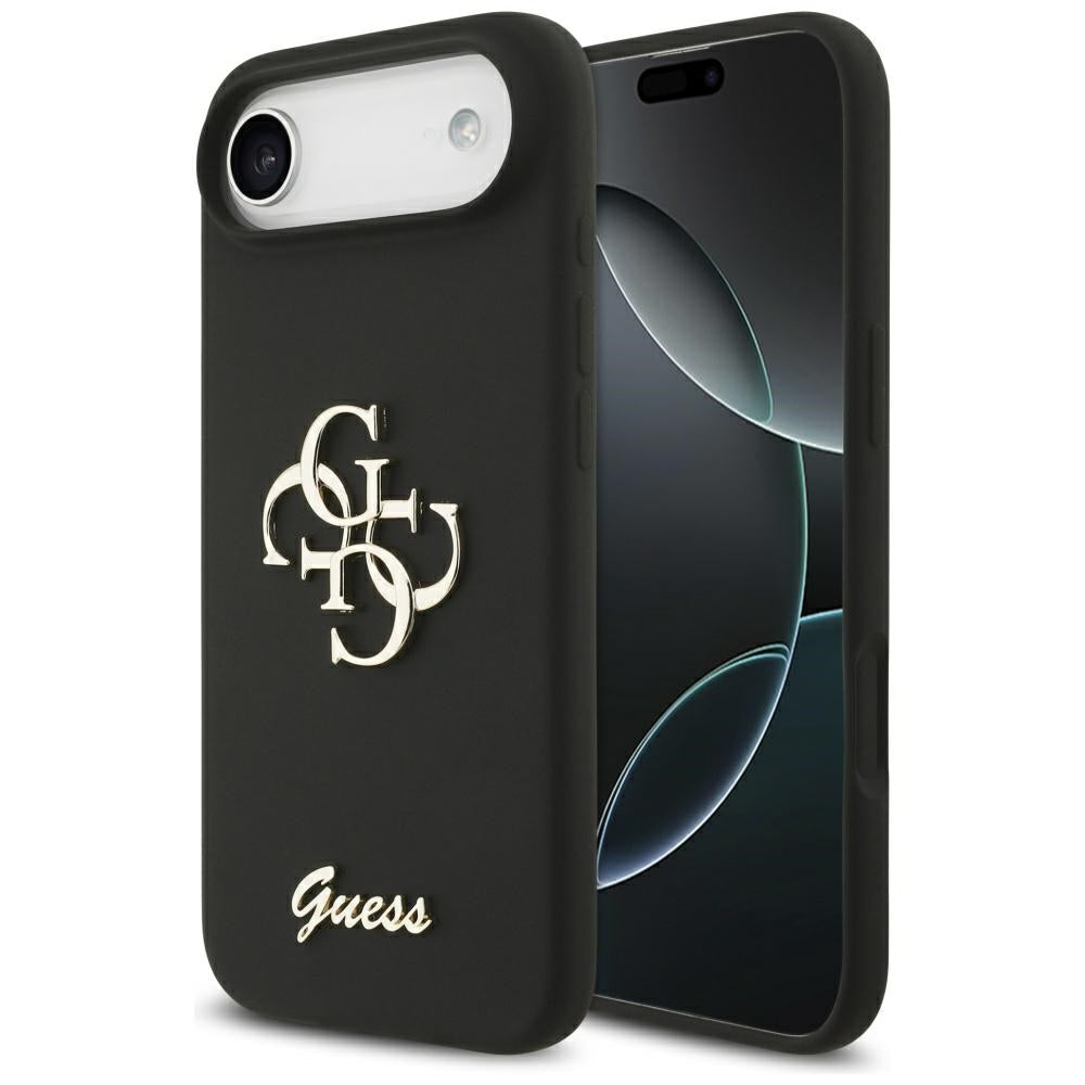 Capa para Apple iPhone 17 Air, Guess, Big 4G Script, Preta