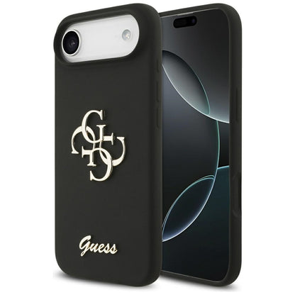 Capa para Apple iPhone 17 Air, Guess, Big 4G Script, Preta