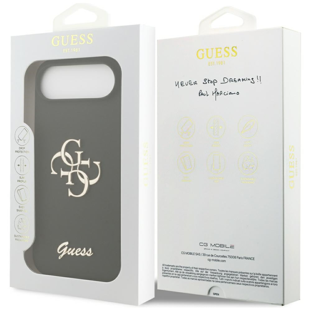 Capa para Apple iPhone 17 Air, Guess, Big 4G Script, Preta