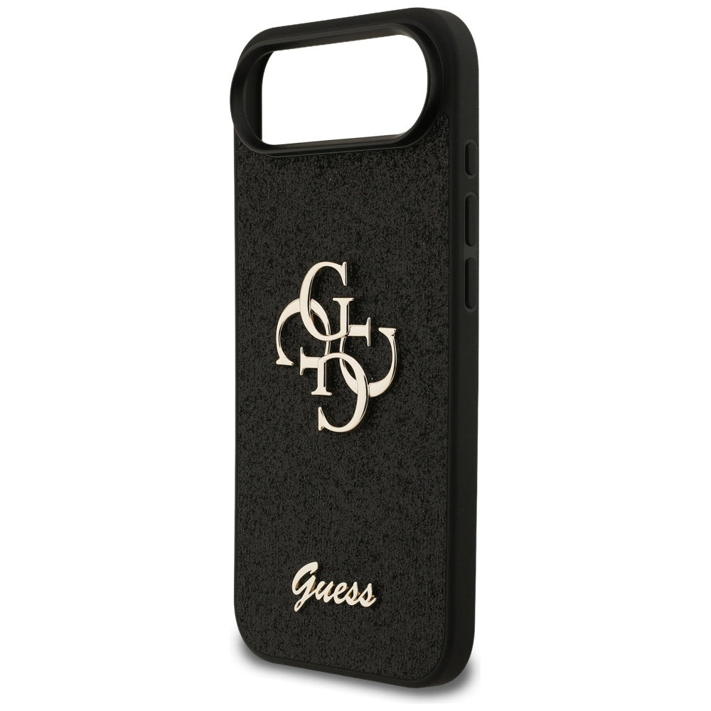 Capa para Apple iPhone 17 Air, Guess, Fixed Glitter Big 4G, Preta