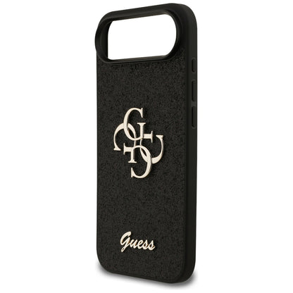 Capa para Apple iPhone 17 Air, Guess, Fixed Glitter Big 4G, Preta