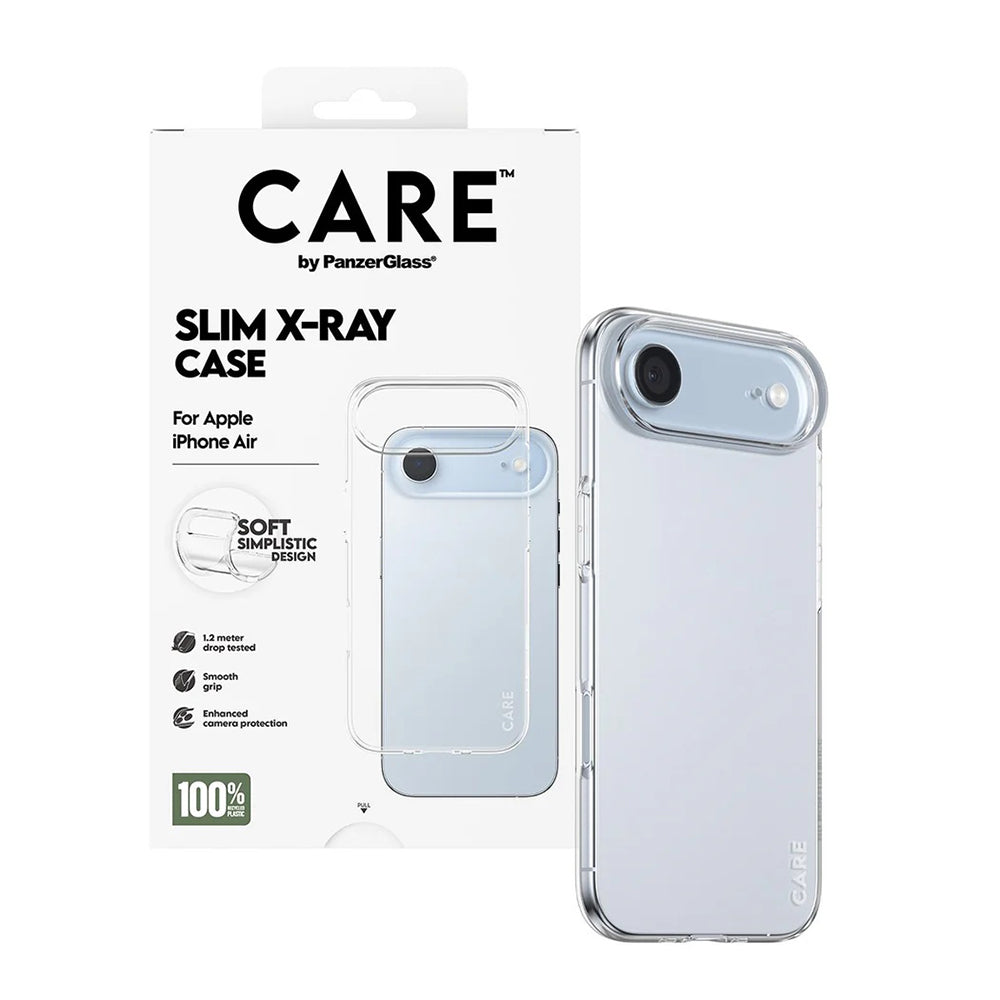 Capa para Apple iPhone 17 Air, PanzerGlass, Care Fashionable X-ray, Transparente