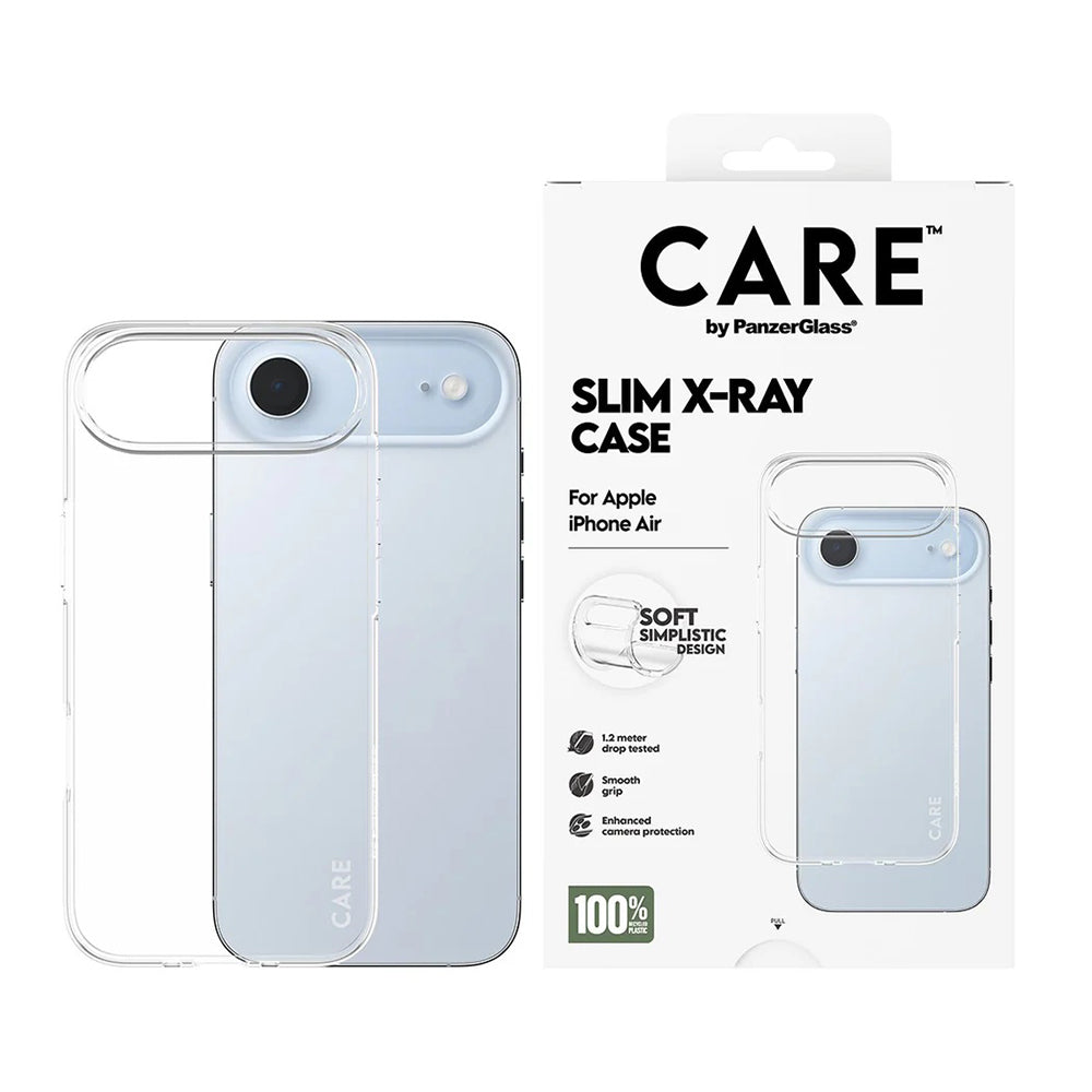 Capa para Apple iPhone 17 Air, PanzerGlass, Care Fashionable X-ray, Transparente