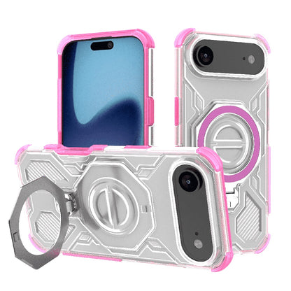 Capa para Apple iPhone 17 Air, Techsuit, Carbon Shield Pro, Rosa
