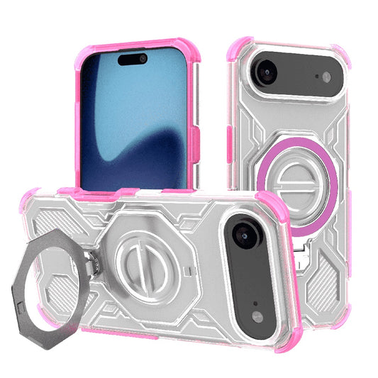 Capa para Apple iPhone 17 Air, Techsuit, Carbon Shield Pro, Rosa